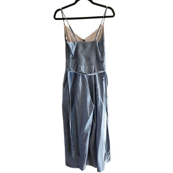Banana Republic chambray spaghetti strap romper size 2 - Picture 3 of 11
